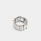 Anillos Medianos y Grandes De metal Anillo Con Elástico - Plateado
