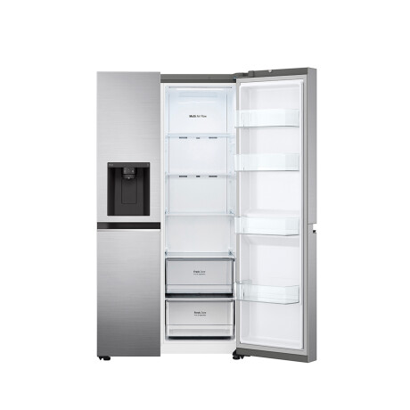 Heladera LG GS66SPP Inverter con Dispensador 591 Litros Gris Inox