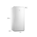 Freezer Electrolux Inverter Frío Humedo 162 Lts Blanco