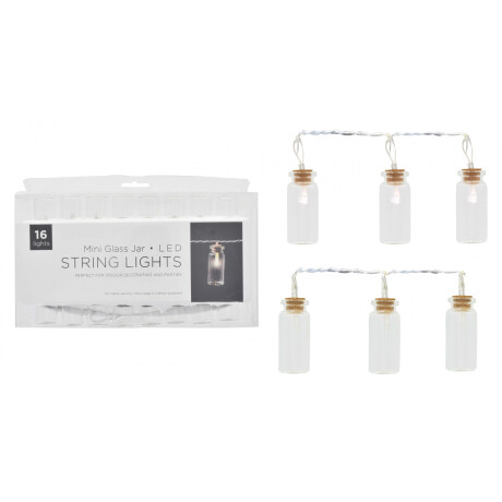 LUCES FORMA DE BOTELLITAS X16UDS 19127 LUCES FORMA DE BOTELLITAS X16UDS 19127