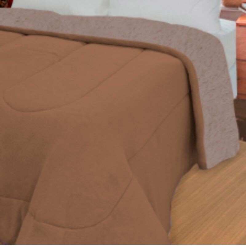Acolchado Suavela Queen beige 2 plazas 215 x 240