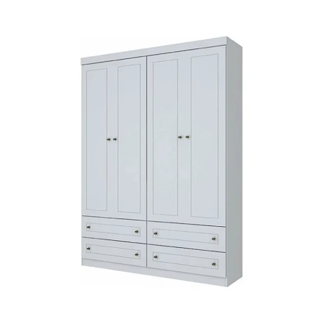 Placard Americano 4 Puertas Blanco Placard Americano 4 Puertas Blanco