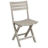 SILLA PLAST PLEGABLE GRIS Unica
