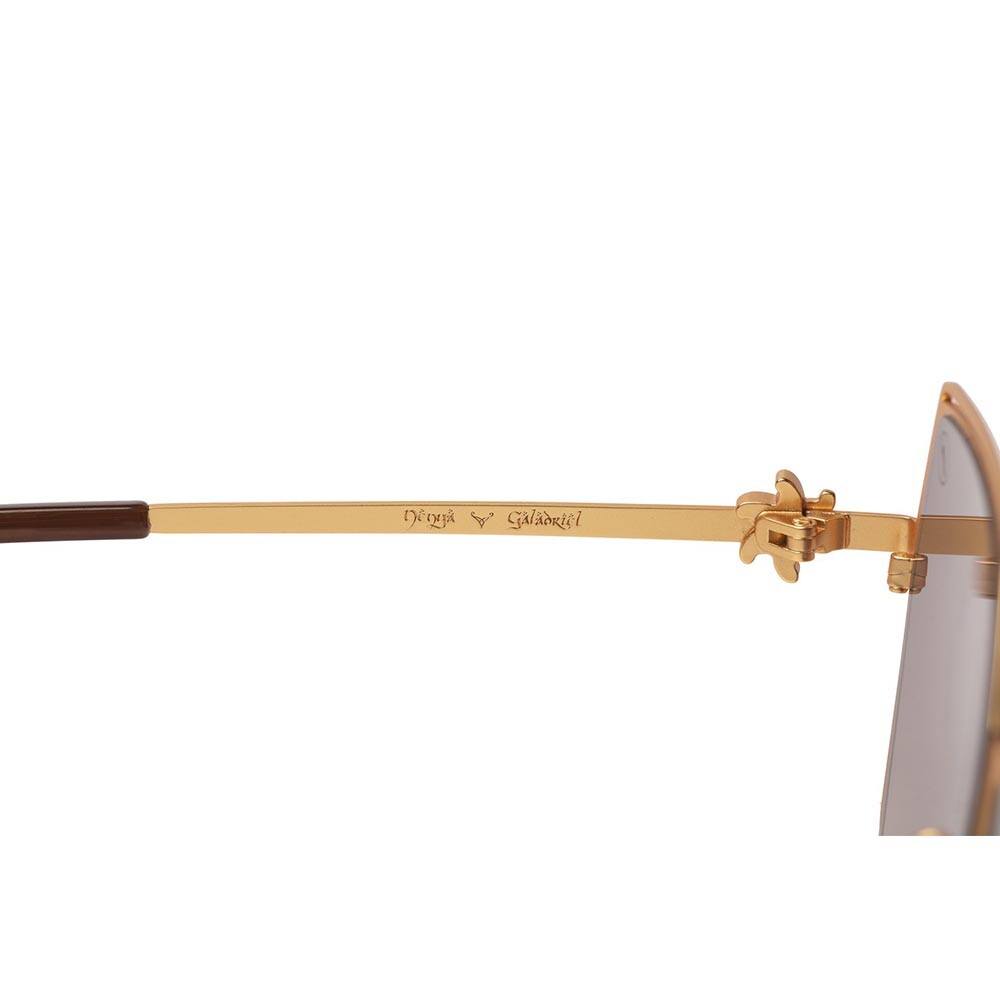 Lentes de Sol Senhor Dos Aneis Cuadrado - Mujer Gradiente/Dorado