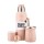 Kit Termo 750mL. Slim Con Base De Silicona + Mate De Acero Tradicional Rosado