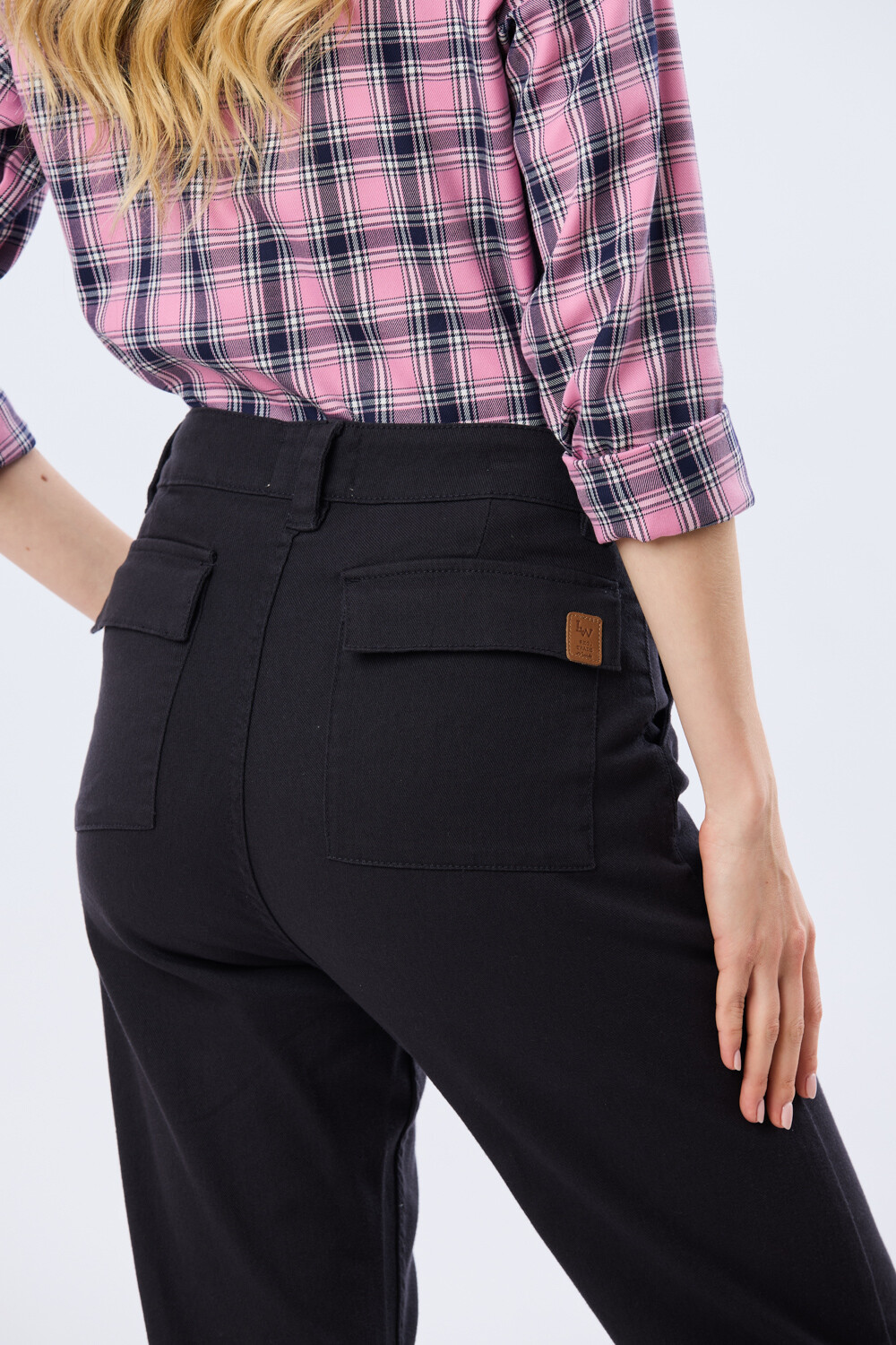PANTALÓN DE GABARDINA Azul