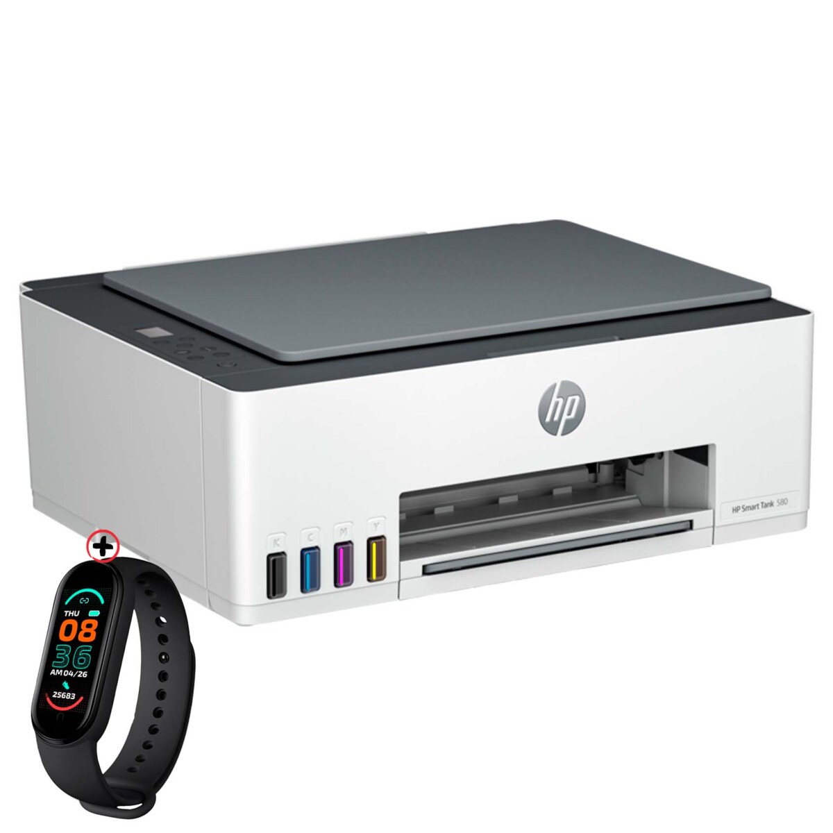 Impresora Hp Smart Tank 580 Multifuncional Wifi Bluetooth + Smartwatch 