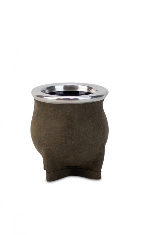 MATE DE CERÁMICA CHICO DELTA ENGRASADO MUSGO