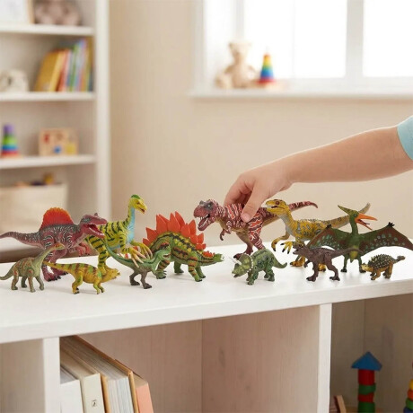 Set Dinosaurios Articulados Juguete Infantil 13 Pc Set Dinosaurios Articulados Juguete Infantil 13 Pc