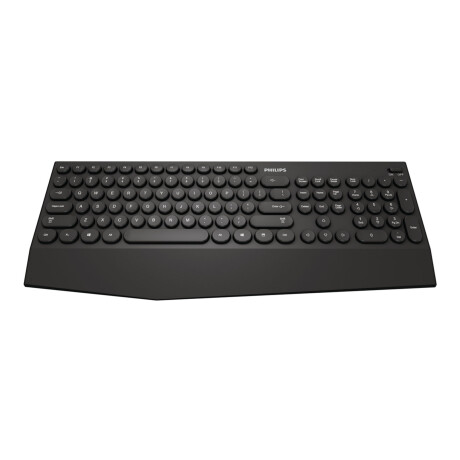Teclado Usb BT 2,4G Philips SPK6303 104 Teclas Redondeadas 001