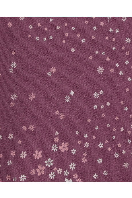 Buzo de algodón con encaje diseño floral Sin color