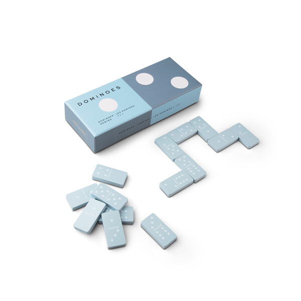 JUEGO DE MESA DOMINO PLAY CELESTE - UNICO