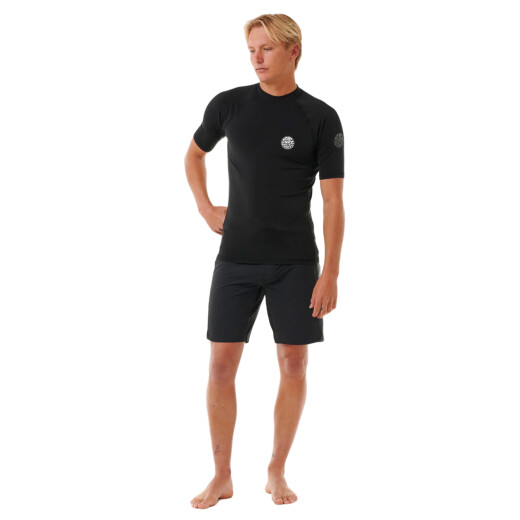 Lycra Rip Curl Icons Upf Brushed - Negro Lycra Rip Curl Icons Upf Brushed - Negro