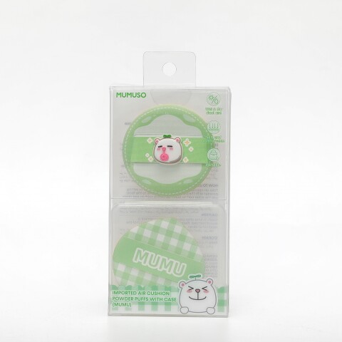 PUFFS DE POLVO COMPACTO CON ESTUCHE (MUMU/2-PACK) PUFFS DE POLVO COMPACTO CON ESTUCHE (MUMU/2-PACK)