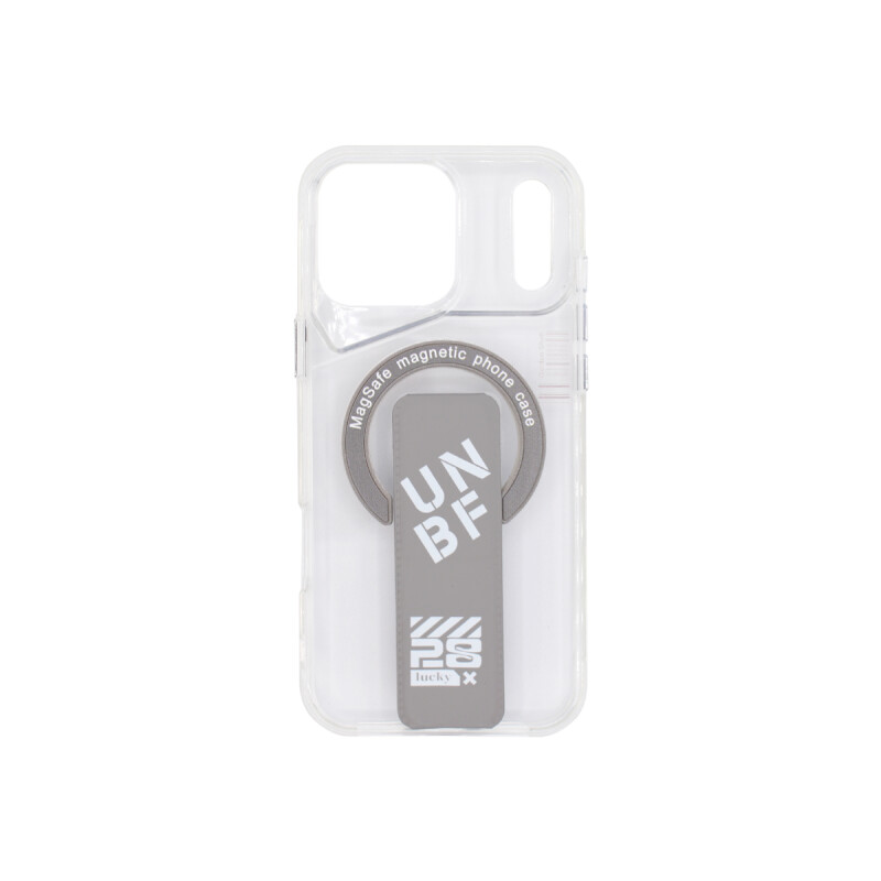 Protector para iPhone 17 Pro Max MagSafe y soporte color gris Protector Para Iphone 17 Pro Max Magsafe Y Soporte Color Gris