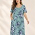 VESTIDO JEYLI ESTAMPADO VERDE