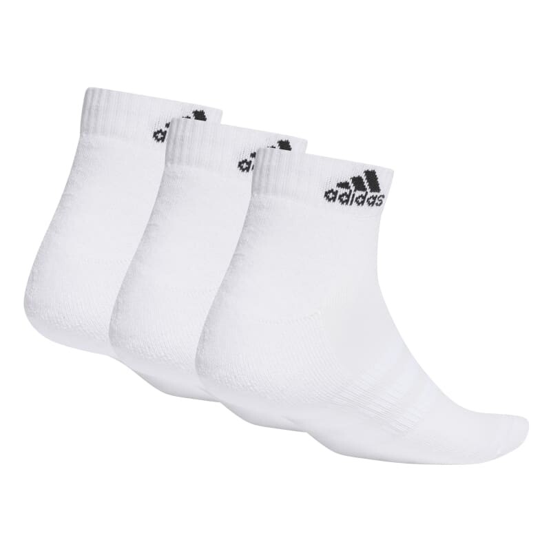 Medias Adidas Cushioned Sportswear 3 Pares Blanco