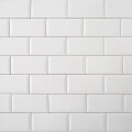 CERÁMICA BISELADA BLANCO BX "A" 10X20 CM Cerámica Biselada Blanco Bx "a" 10x20 Cm