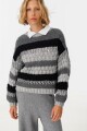 Sweater Hungria Gris/Negro