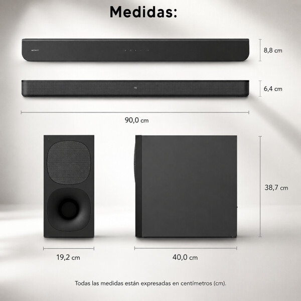 Barra De Sonido Sony Ht-s400 Bluetooth Subwoofer BARRA DE SONIDO SONY HT-S400