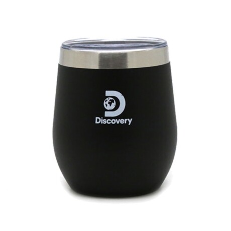 Mate de Acero Discovery con Tapa 280ML NEGRO