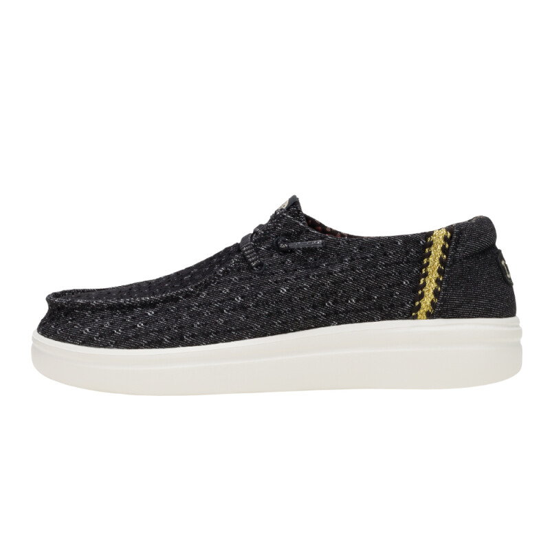 Wendy Rise Perf Canvas - Mujer Black