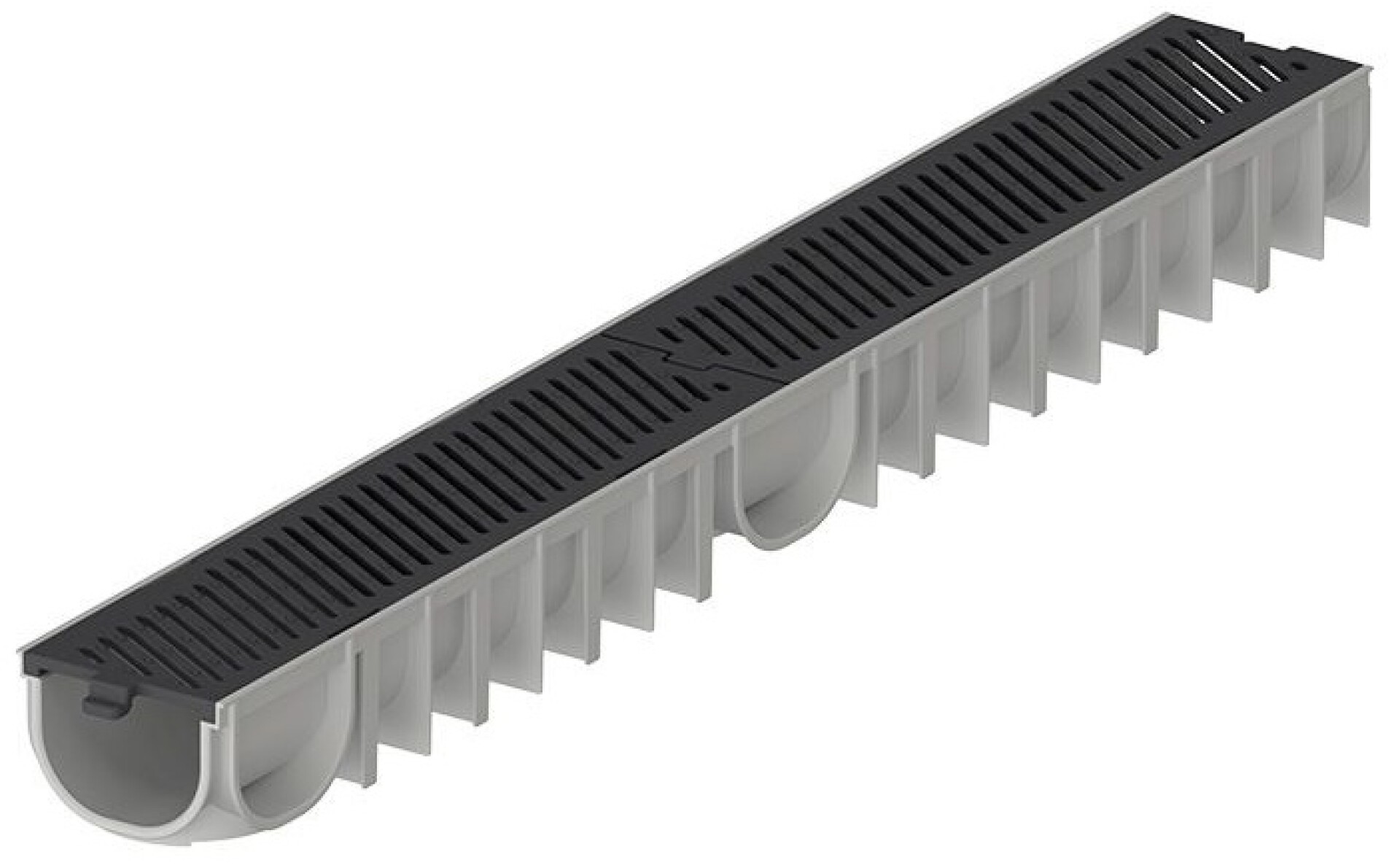 CANAL EASYLINE 100 HDPE GRIS H90 B125 