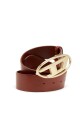 Cinturón Unisex B-1Dr W Belt Marron/dorado