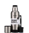 Termo Slim 750Ml. Con Base Silicona Acero