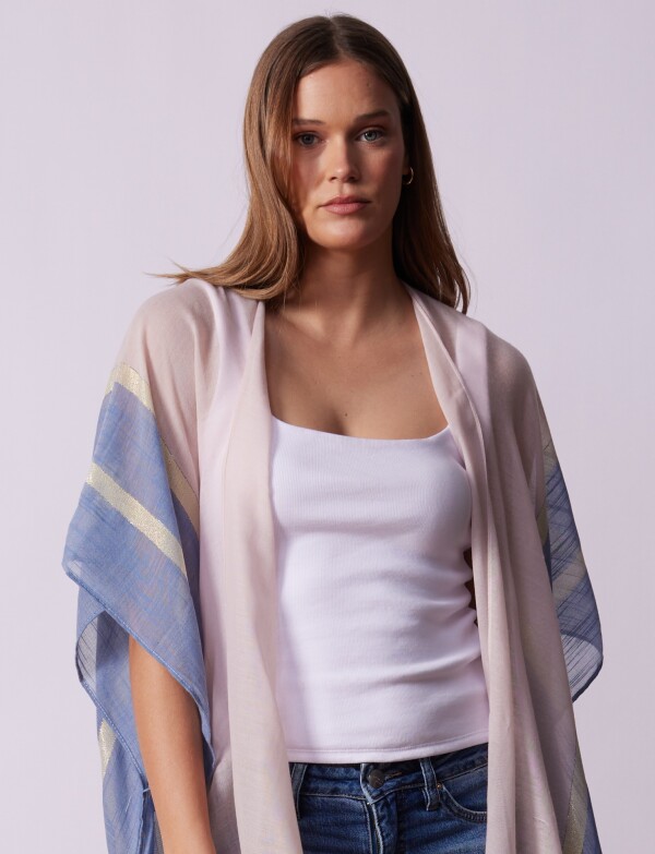 Kimono Lineas MULTI/ROSA