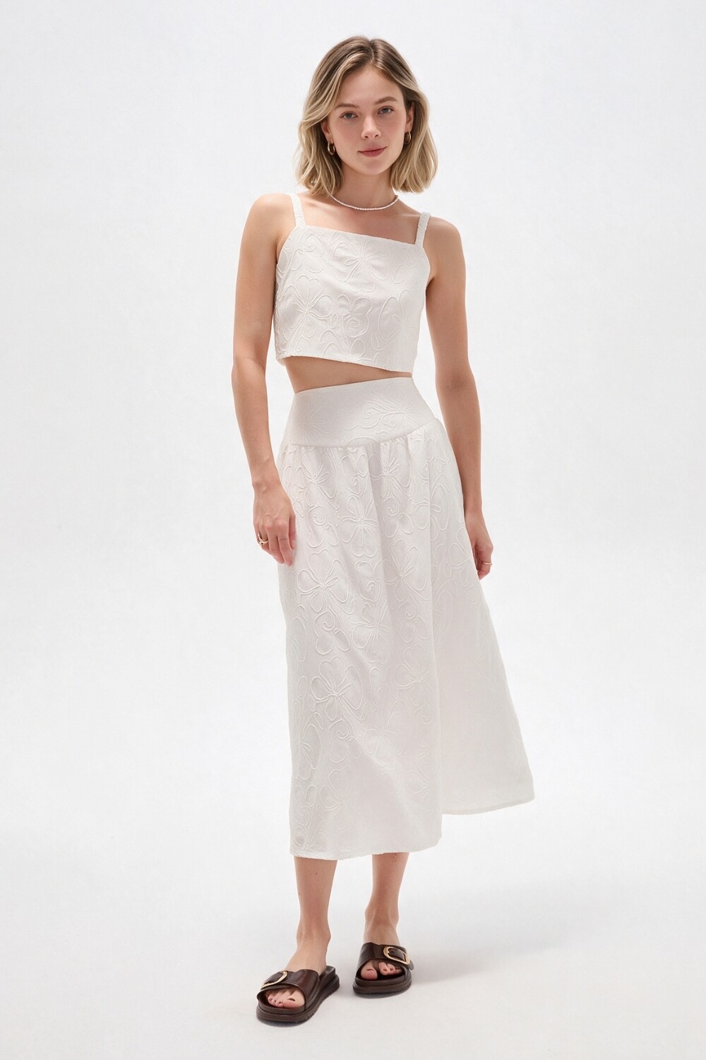Falda Naroa Blanco