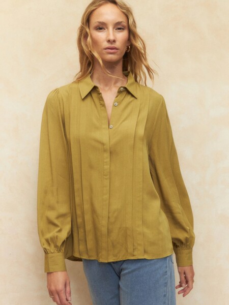 CAMISA ALLIE CHERRY VERDE