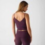 Top Reversible Whisper Crossover Mujer Oxblood