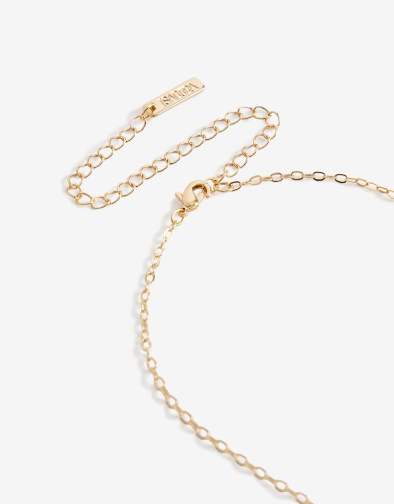 Collares Cortos Con Dijes Collar Corto Multicharm - Dorado