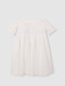 Vestido Nido De Abeja Blanco