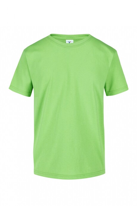 Camiseta a la base joven Verde lima