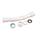 CAÑO FUELLE UNIVERSAL BLANCO CON ROSCA 1 1/2X40X50 REPUESTO 000