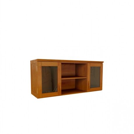 Mueble Aéreo 120cm 2 Puertas Vidrio Casual Uv Castaño Sm-gb Mueble Aéreo 120cm 2 Puertas Vidrio Casual Uv Castaño Sm-gb