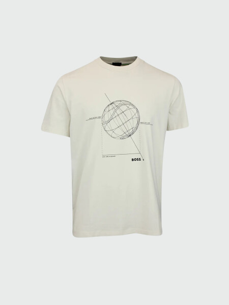 BOSS - Remera TS_League Blanco Abierto