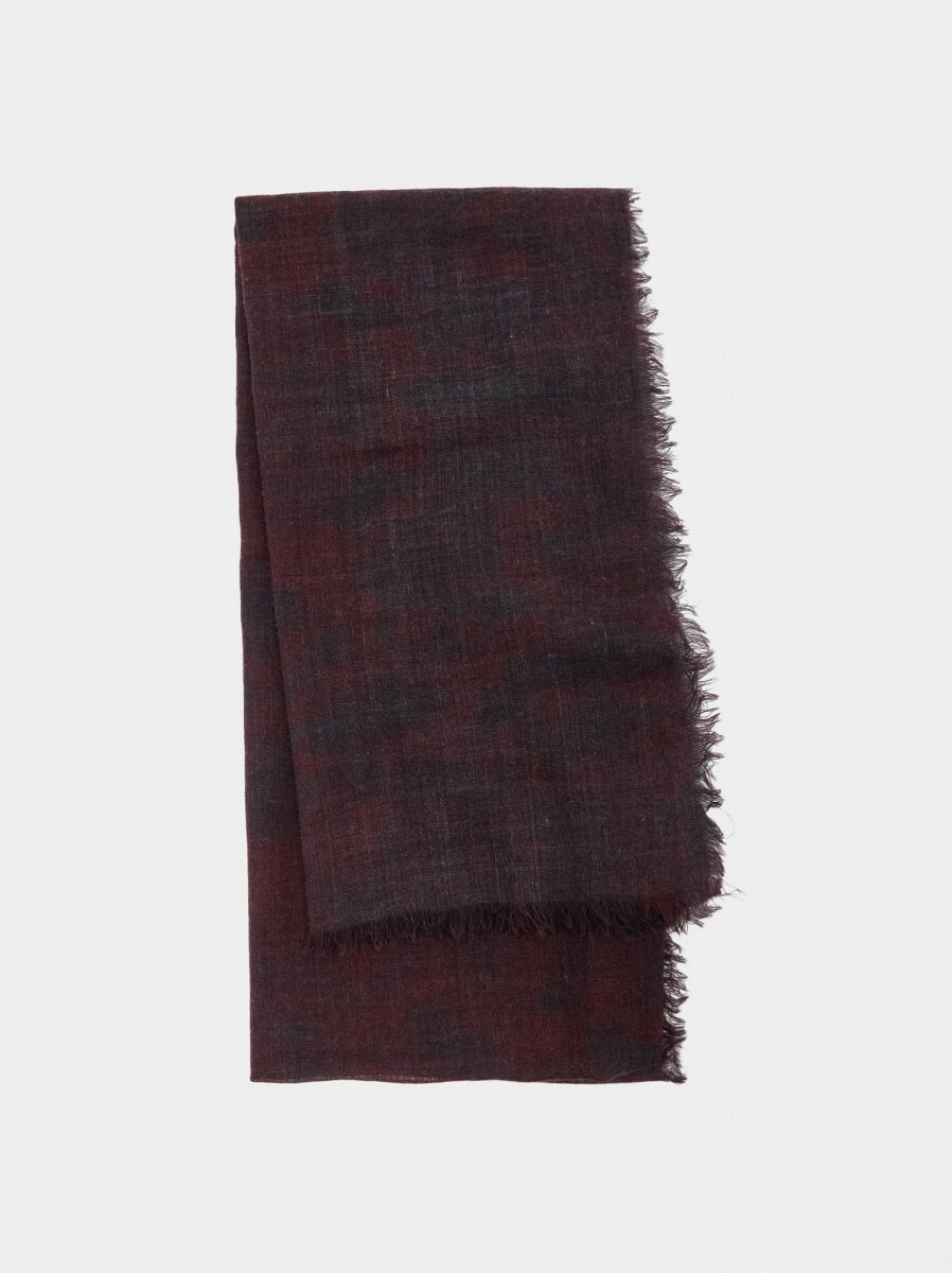 Pashmina 100% Lana - marron 