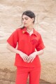 Blusa Mar Rojo