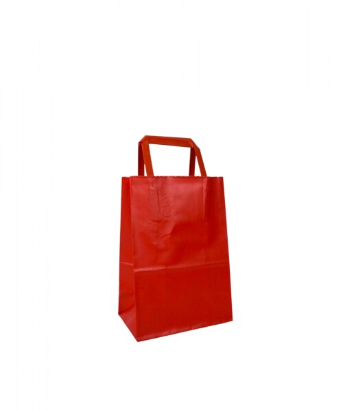 Bolsa lisa acuario 14x08x20 cm ROJO