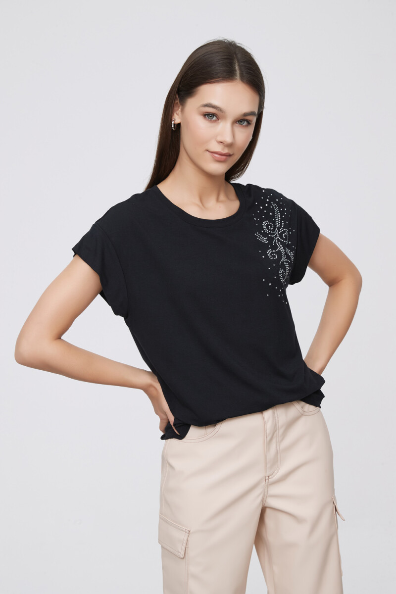 Remera Brianza - Negro 