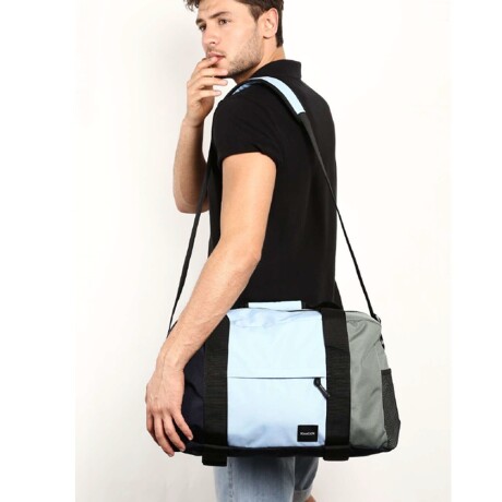 Bolso Reebok Graph Grip Deportivo Unisex Mediano para Gym Azul/celeste