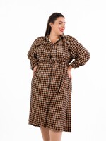 Vestido Greta Choco y negro