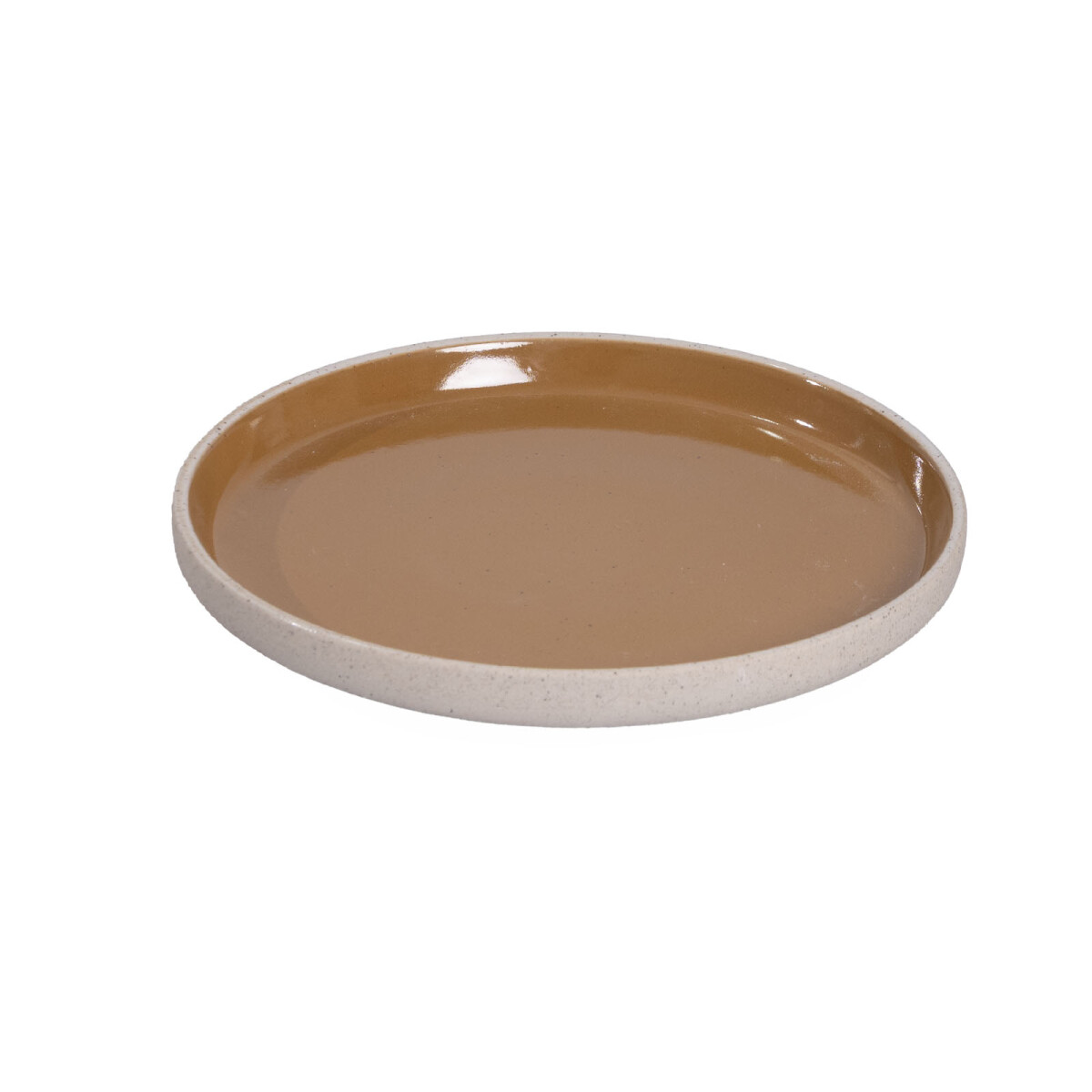 PLATO - 20 CM CERAMICA NARANJA RICKY 