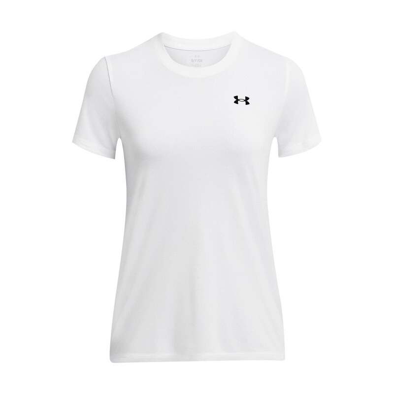 REMERA UA TECH SSC SOLID Mujer 1384231-100 Blanco