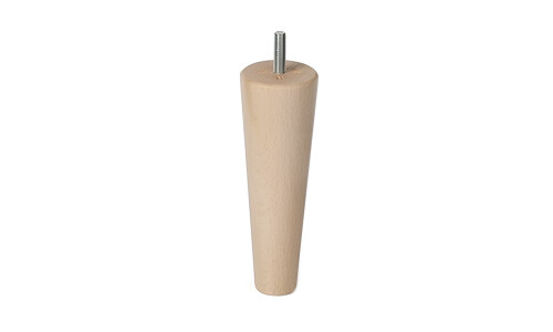 Pata de madera para mueble cónica 15 cm Pata De Madera Para Mueble Cónica 15 Cm