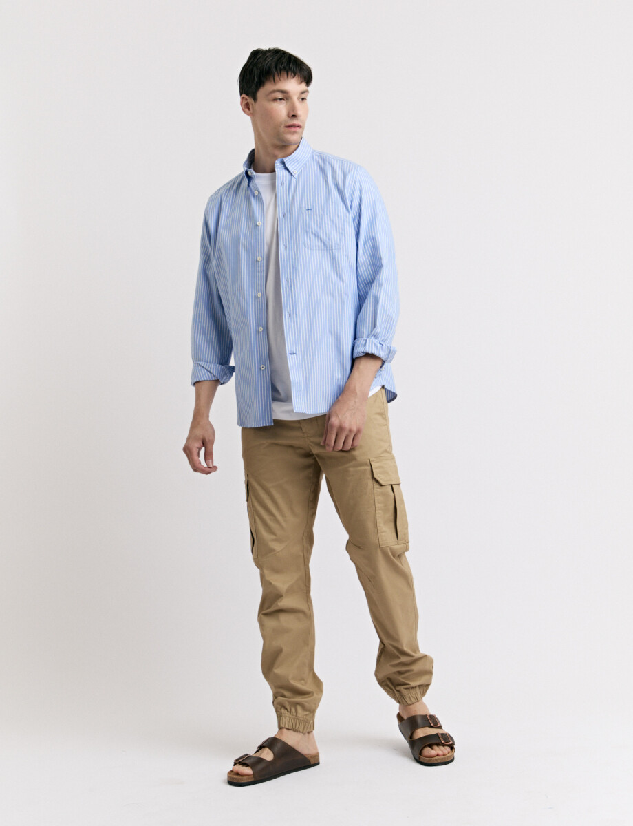 PANTALON HARRINGTON LABEL - Beige 