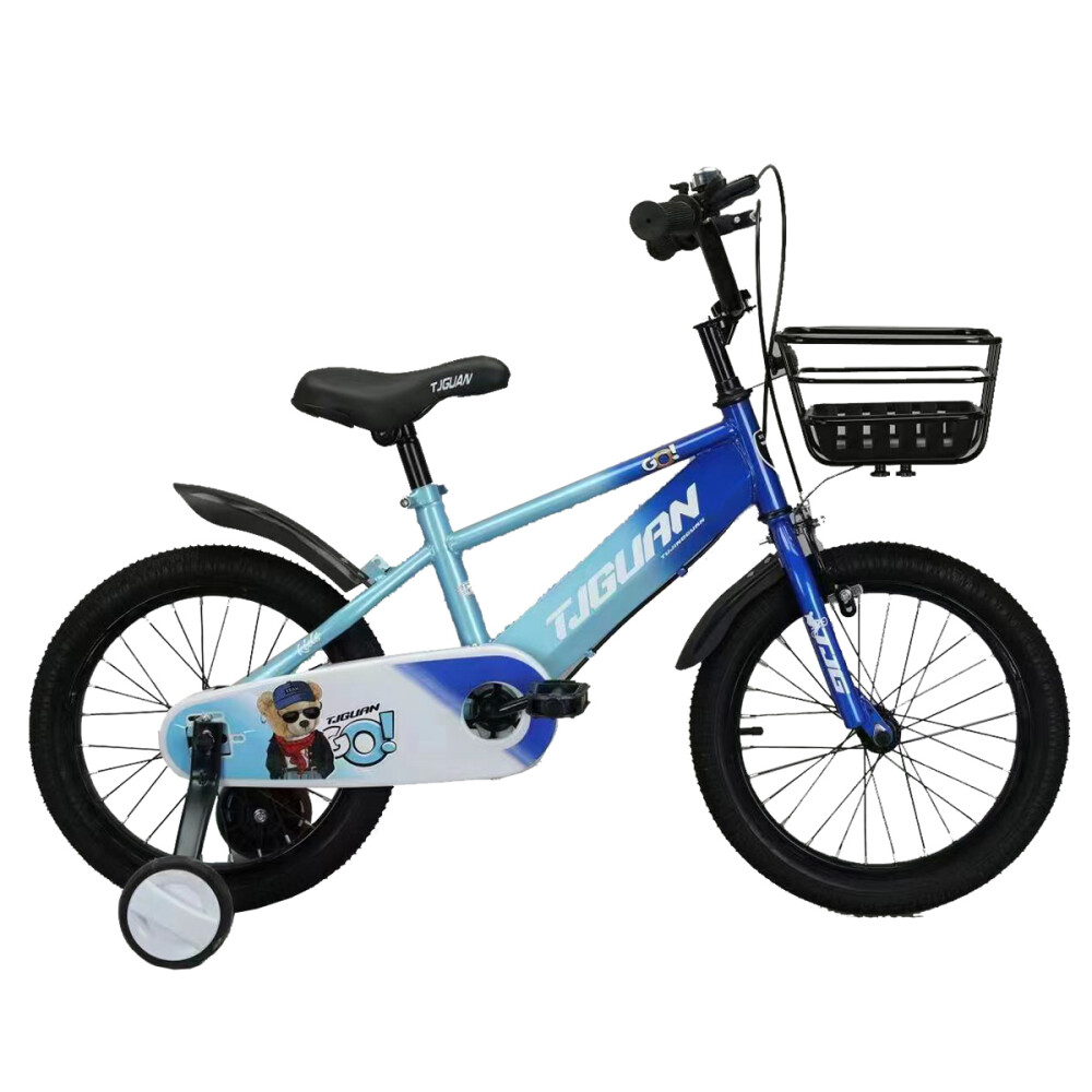 Bicicleta Infantil Rodado 12 Para Niños Con Rueditas Auxiliares Azul